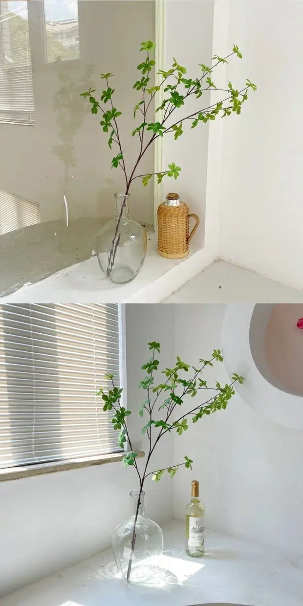 Artificial Japanese Pieris – 35.4 Inch Faux Greenery for Nordic Home Decor