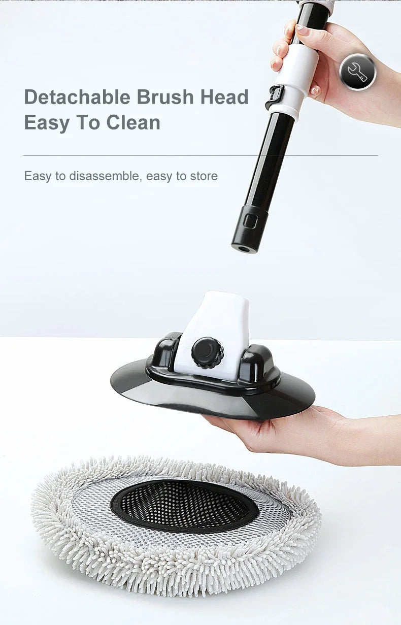 Telescoping Car Wash Brush – Soft Chenille Mop for Auto Detailing