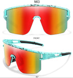 Kids Sport Cycling Sunglasses – UV400 Youth Eyewear for Outdoor Bike Baseball