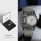Quartz Men's Wristwatch – Luxury Minimalist Business Gift for Anniversaries