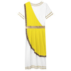 Ancient Greek Toga – Men’s Roman Robe for Halloween Cosplay Costume