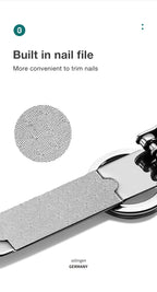 Stainless Steel Nail Clippers – Ultra-Thin Collapsible for Travel Manicure