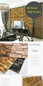 3D Self-Adhesive Brick Wallpaper – Waterproof Peel and Stick for Home Decor