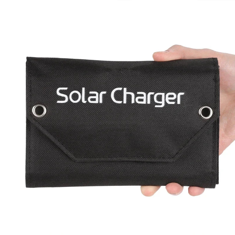 Foldable Solar Panel – 100W Portable USB Charger for Outdoor Camping
