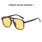 Vintage Square Mirror Sunglasses – Retro Fashion Eyewear for Women