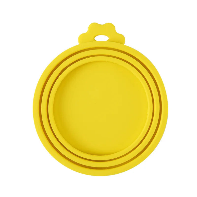 Silicone Pet Food Can Lids and Spoon – Airtight Seal for Dog and Cat Storage