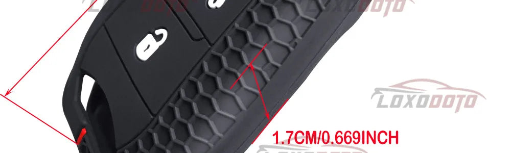 Silicone Car Key Fob Cover – Protective Remote Case for Peugeot and Citroen