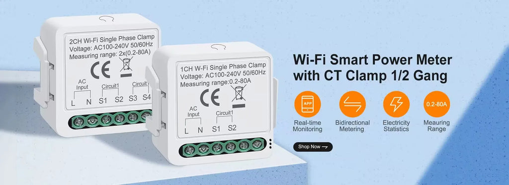 Smart Wifi Touch Light Switch – No Neutral Wire Required for Home Automation