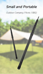 Carbon Fiber Telescopic Tarp Pole – Adjustable 3m Lightweight Camping Gear