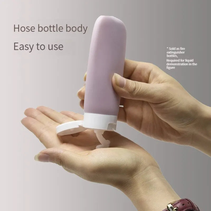 Refillable 60ml Squeeze Tubes – Soft Silicone Containers for Travel Toiletries