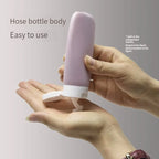 Refillable 60ml Squeeze Tubes – Soft Silicone Containers for Travel Toiletries