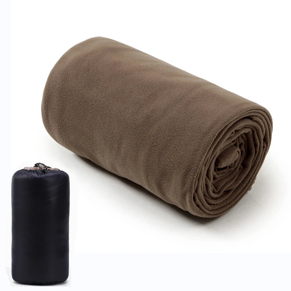 Fleece Sleeping Bag – 180x80cm Thermal Liner for Outdoor Camping and Travel