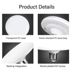 LED Flying Saucer Bulb – Energy Saving E27 Lamp for Indoor Home Lighting
