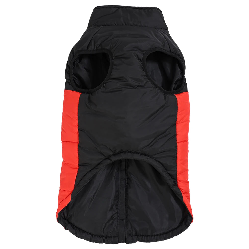 Reflective Dog Jacket – Windproof Winter Coat with D-ring for Small Dogs