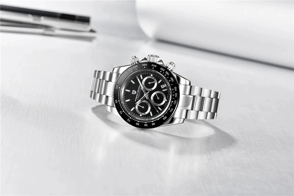 Pagani Design Gold Chronograph – Luxury Quartz Wrist Watch for Men