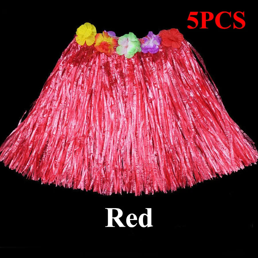 Hawaiian Hula Grass Skirt – Tropical Costume for Beach Parties and Luaus