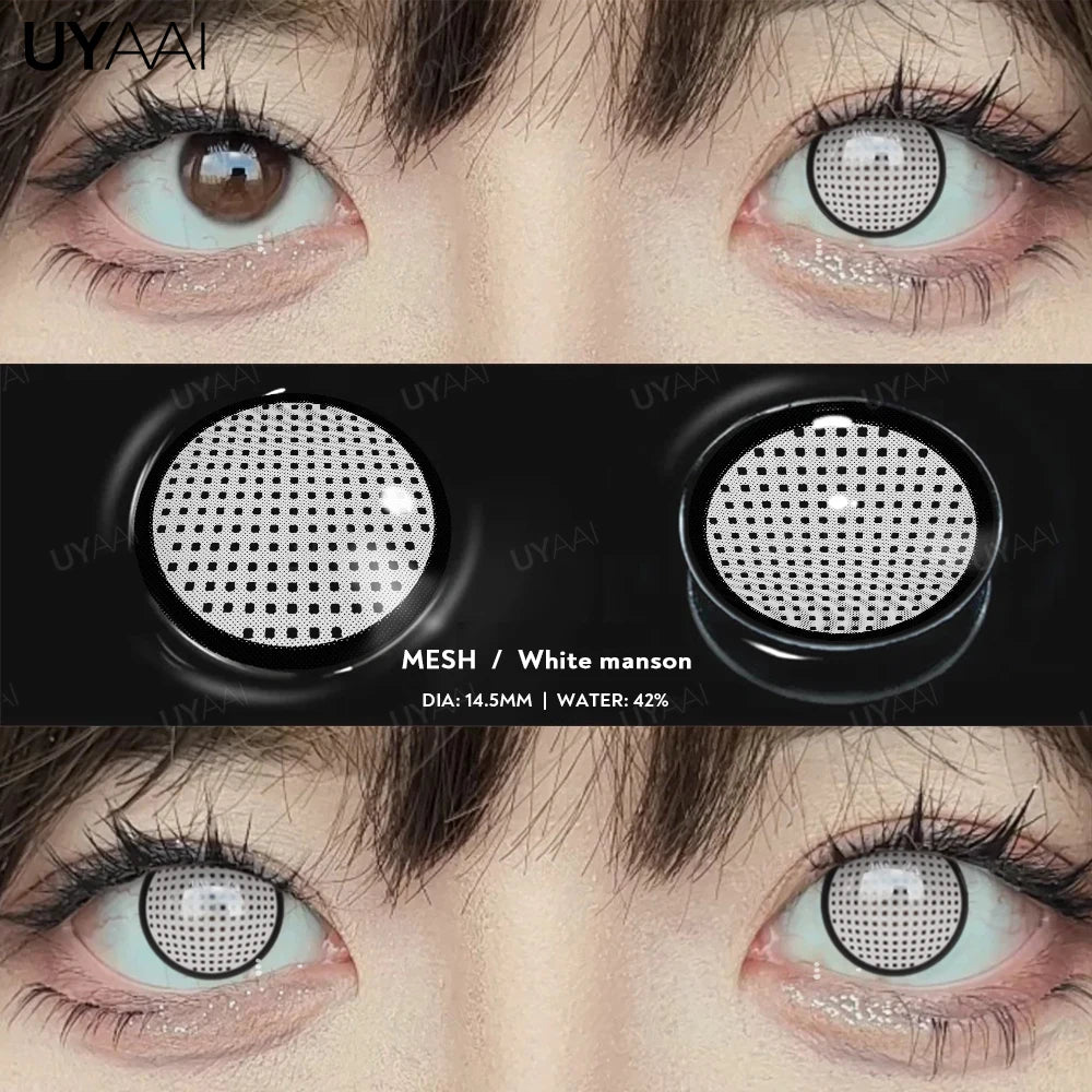 Cosplay Color Contact Lenses – Halloween Anime Costume Eye Props