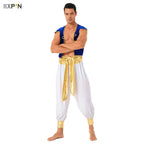 Arabian Prince Costume – Men’s Aladdin Cosplay Outfit for Halloween
