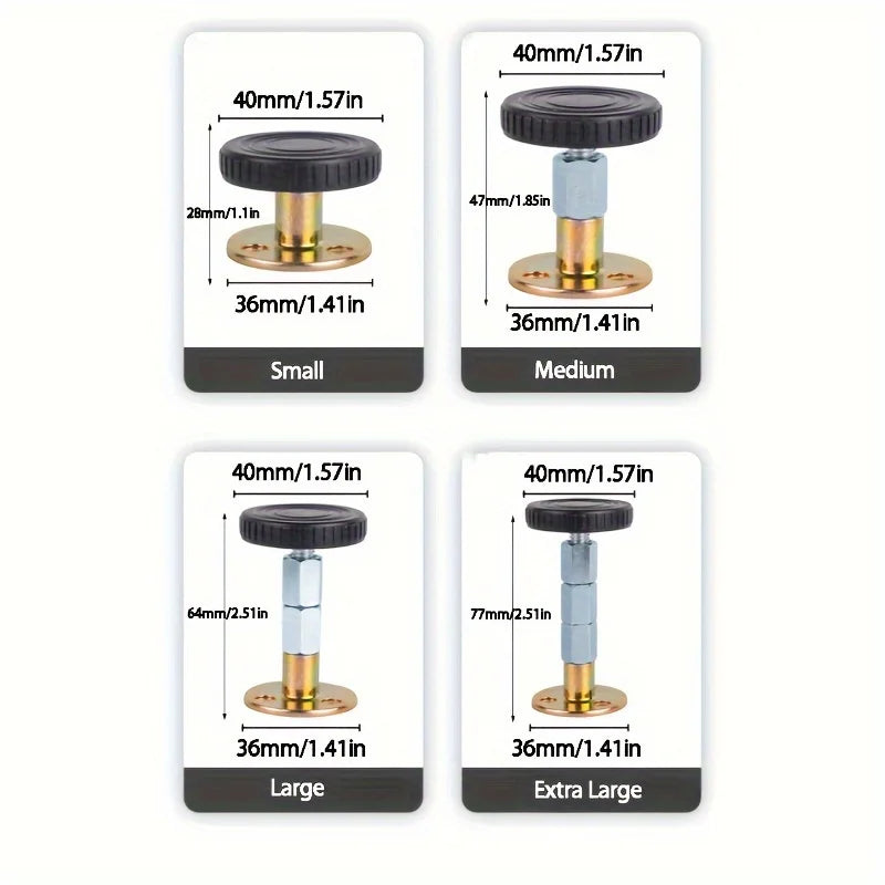 Adjustable Headboard Stoppers – Anti-Shake Wall Stabilizers for Bed Frames