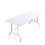 Fitted Rectangular Tablecloth – Washable Fabric for Outdoor Parties and Camping