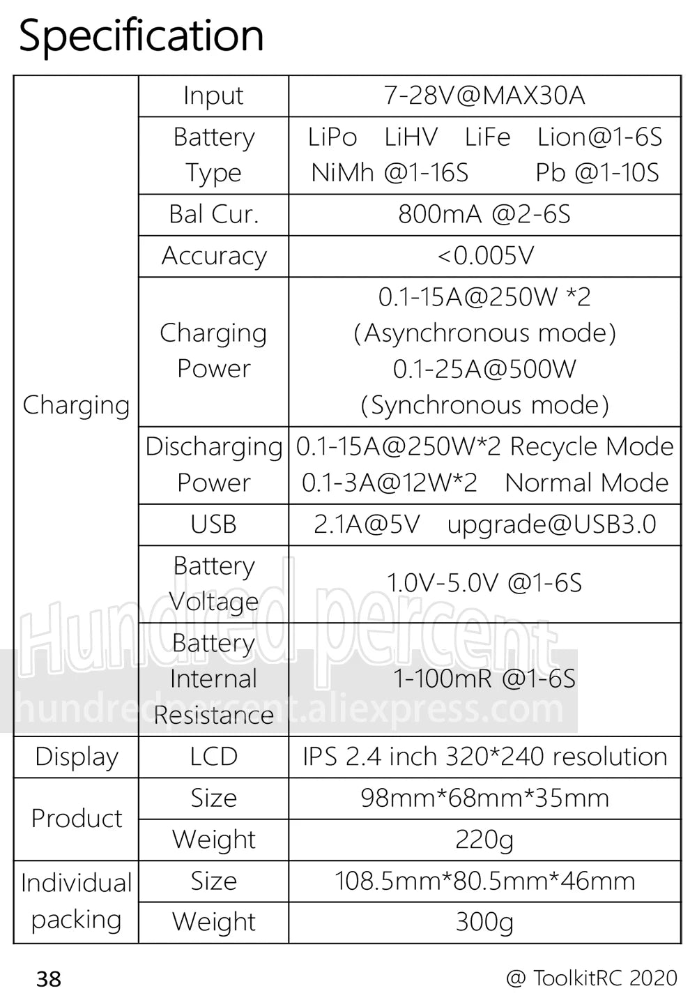 Dual Channel Smart Charger – 500W 15A for FPV Drone Lipo Batteries