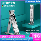 Stainless Steel Nail Clippers – Ultra-Thin Collapsible for Travel Manicure