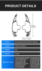Carbon Fiber Steering Wheel Shift Paddles – Extended Shifters for Mercedes