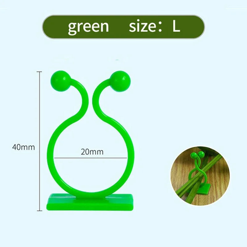 Self-Adhesive Vine Clips – Invisible Plant Climbing Wall Fixture for Garden