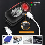 USB Rechargeable LED Headlamp – Motion Sensor Flashlight for Outdoor Camping
