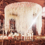Artificial Wisteria Flower Garland – Hanging Vines for Wedding Party Decor