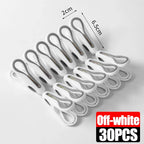 Windproof Laundry Clothes Pegs – Durable Clamps for Home Drying Organizer