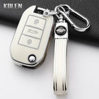 TPU Car Key Case Cover – Protective Keychain for Peugeot and Citroen Models