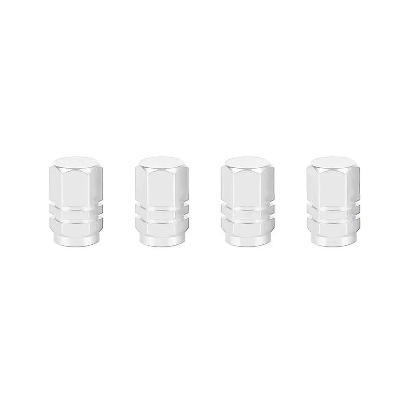 Aluminum Alloy Tire Valve Caps – Dustproof Rim Stem Covers for Automobiles