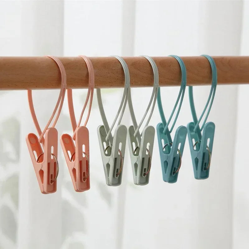 Windproof Laundry Clothespins – Heavy Duty Plastic Clips for Clothes Drying