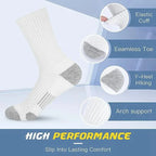 Athletic Football Socks – Soft Ground-Gripping Crew for Men's Gym Training