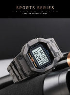 Digital Sport Watch – Multifunctional Retro Timepiece for Men