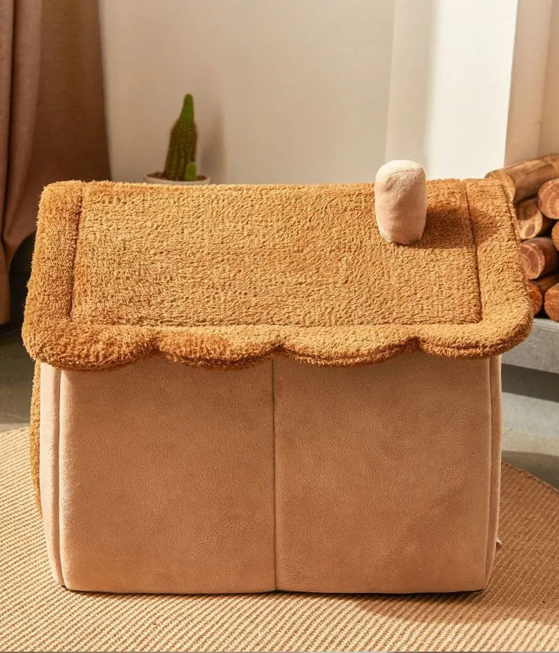 Foldable Pet House – Removable Washable Bed for Small to Large Dogs and Cats