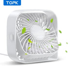 Portable Mini Desk Fan – 360 Degree Quiet USB Cooling for Home and Camping