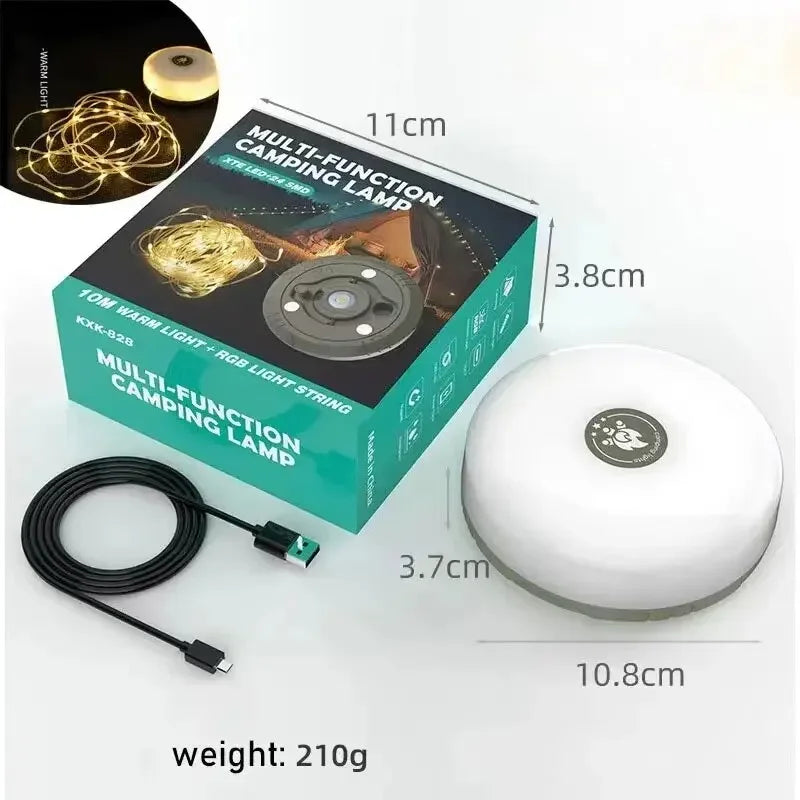 Waterproof LED Camping Strip Light – 10M Atmosphere Belt for Outdoor Decor
