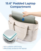 Large Capacity Tote Bag – Solid Color Commuter Handbag for Work and School