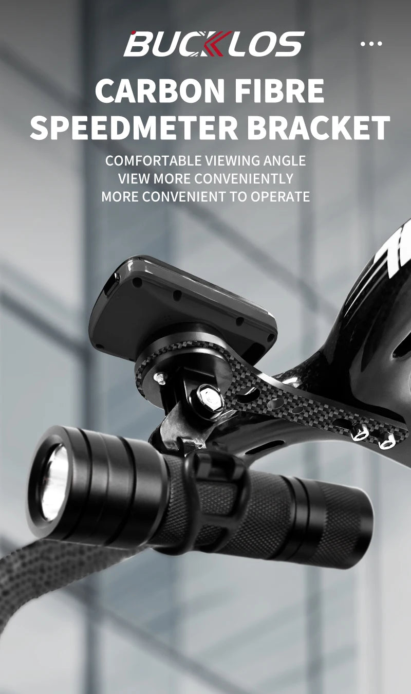 Carbon Fiber Bike Computer Mount – 143mm 165mm Holder for Road Mountain Bikes