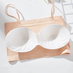 Strapless Tube Top Bra – Seamless Beauty Back Camisole for Daily Comfort