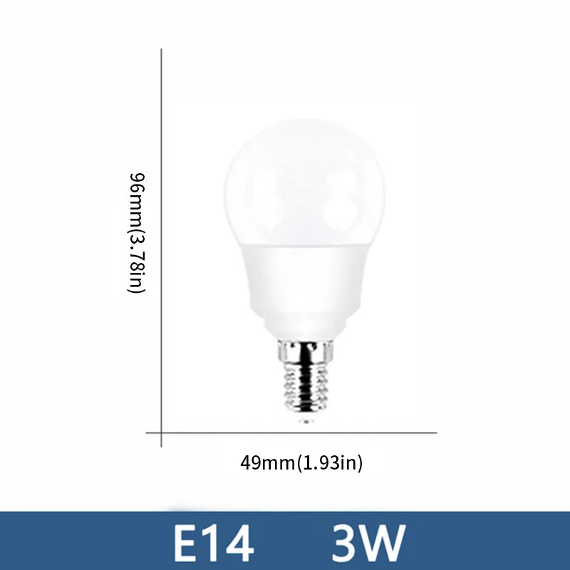 LED Light Bulbs – Energy Efficient E27 E14 Lamps for Home Interior Lighting