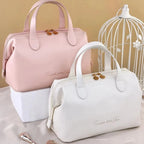 Large PU Travel Cosmetic Bag – Waterproof Toiletry Organizer for Makeup
