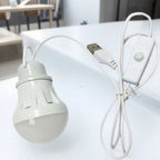 Portable LED USB Lantern – Dimmable Hanging Bulb for Camping and Hiking