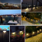 Warm White Solar LED Step Light – Waterproof Outdoor Lamp for Garden Patio