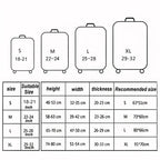 Stretch Fabric Luggage Cover – Elastic Protective Case for 18-32 Inch Suitcases