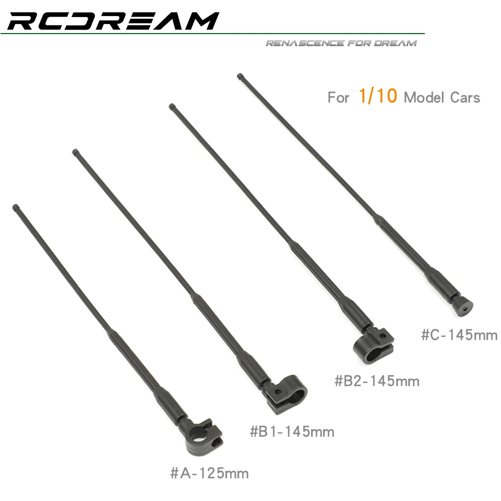 Simulation Antenna Decoration for 1/8 to 1/18 Scale RC Crawlers