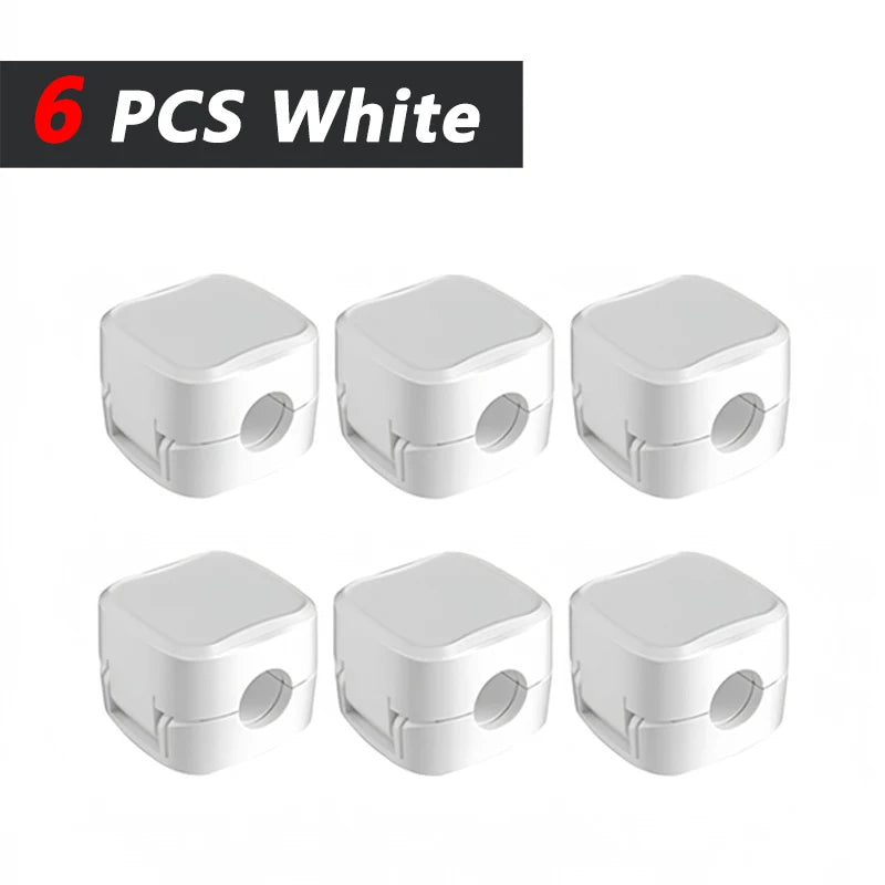 Magnetic Cable Clips – Adjustable Adhesive Cord Holder for Office Desk