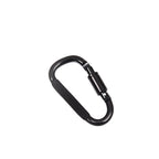 Aluminum D-Shaped Carabiners – 8cm Tactical Clips for Outdoor Camping Gear